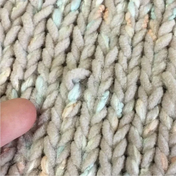 Slate and willow rent the runway nude and multi color turtle neck sweater - Picture 7 of 10